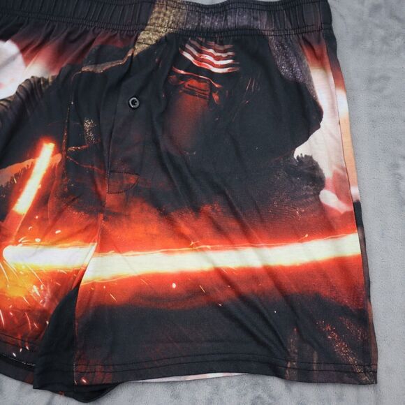 Star Wars Shorts Mens 2X Multicolor Stretchable Waist Pull Over Bottoms - Picture 11 of 14